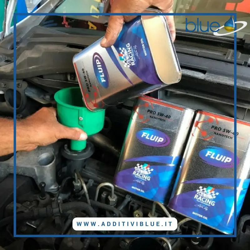 Pulizia de motore con Fluip Motor Oil