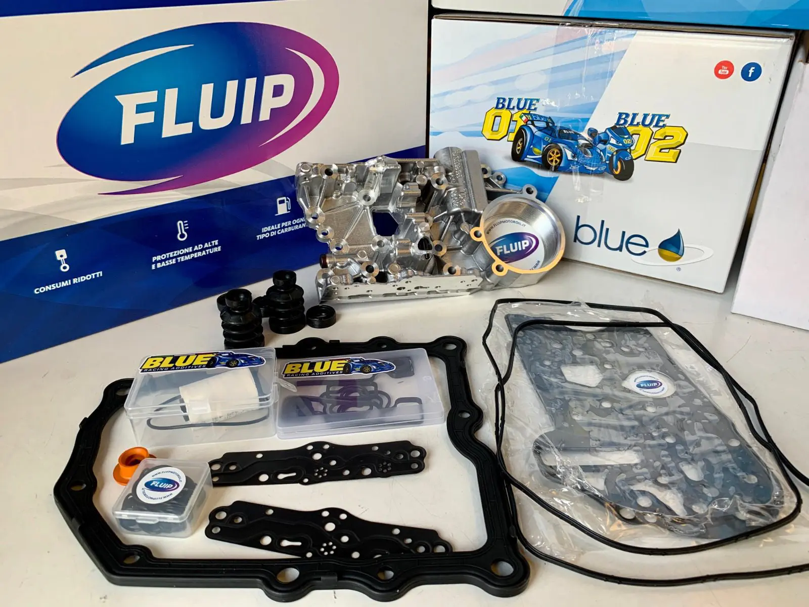 Kit revisione e rinforzo cambi DSG a 7 rapporti Additivi Blue