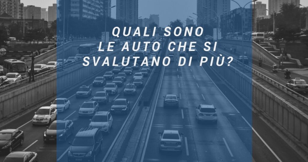 Auto che si svalutano di più